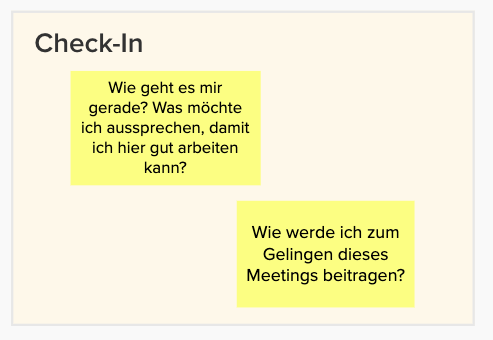 Online-Meetings effektiv gestalten: Check-In